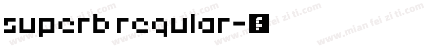 superb regular字体转换